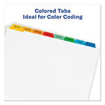 Avery Print and Apply Index Maker Clear Label Dividers, 8 Color Tabs, Letter, 25 Sets view 4