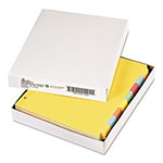 Avery Write & Erase Plain-Tab Paper Dividers, 8-Tab, Letter, Multicolor, 24 Sets view 2