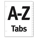Avery Table 'n Tabs Dividers, 26-Tab, A to Z, 11 x 8.5, White, 1 Set view 2