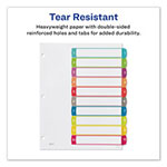 Avery Customizable TOC Ready Index Multicolor Dividers, 1-10, Letter view 3