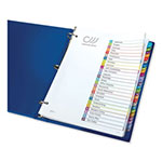 Avery Customizable TOC Ready Index Multicolor Dividers, A-Z, Letter view 4