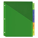 Avery Insertable Big Tab Plastic 1-Pocket Dividers, 5-Tab, 11.13 x 9.25, Assorted, 1 Set view 1