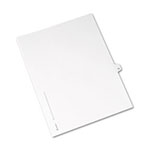Avery Preprinted Legal Exhibit Side Tab Index Dividers, Avery Style, 10-Tab, 10, 11 x 8.5, White, 25/Pack view 1