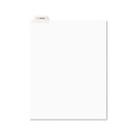 Avery Avery-Style Preprinted Legal Bottom Tab Divider, Exhibit E, Letter, White, 25/PK orginal image