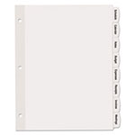 Avery Big Tab Printable White Label Tab Dividers, 8-Tab, Letter, 20 per pack view 1