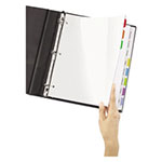 Avery Clear Easy View Plastic Dividers with Multicolored Tabs and Sheet Protector, 8-Tab, 11 x 8.5, Clear, 1 Set view 3