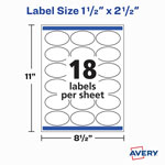 Avery Easy Peel Oval Labels - 450 / Pack view 5