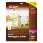 Avery Durable Water-Resistant Wraparound Labels w/ Sure Feed, 3 1/4 x 7 3/4, 16/PK orginal image