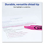 Avery HI-LITER Desk-Style Highlighters, Chisel Tip, Fluorescent Pink, Dozen view 2