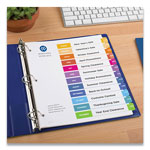 Avery Customizable Table of Contents Ready Index Multicolor Dividers, 12-Tab, Jan. to Dec., 11 x 8.5, 6 Sets view 4