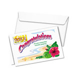 Avery Half-Fold Greeting Cards, Inkjet, 5 1/2 x 8.5, Matte White, 20/Box w/Envelopes view 2