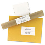 Avery Dot Matrix Printer Mailing Labels, Pin-Fed Printers, 2.94 x 5, White, 3,000/Box view 1