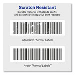Avery Thermal Printer Labels, Thermal Printers, 1.13 x 3.5, Clear, 120/Roll, 1 Roll/Pack view 5