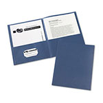 Avery Two-Pocket Folder, 40-Sheet Capacity, Dark Blue, 25/Box view 1