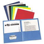 Avery Two-Pocket Folder, 40-Sheet Capacity, Dark Blue, 25/Box view 3