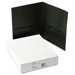 Avery Two-Pocket Folder, 40-Sheet Capacity, Black, 25/Box view 1