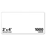 Avery Repositionable Address Labels w/Sure Feed, Inkjet/Laser, 2 x 4, White, 250/Box view 2