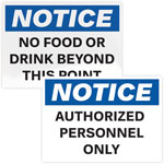 Avery NOTICE Header Self-Adhesive Outdoor Sign, 15 Total Sheets view 3