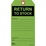 Avery RETURN TO STOCK Preprinted Inventory Tags - 5.75