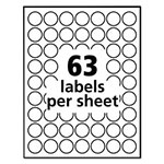Avery Removable Multi-Use Labels, Inkjet/Laser Printers, 1