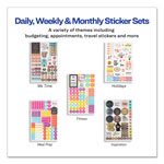 Avery Planner Sticker Variety Pack for Moms, Budget, Family, Fitness, Holiday, Work, Assorted Colors, 1,820/Pack view 3