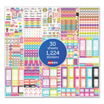 Avery Budgeting Planner Stickers, Budget Theme, Assorted Colors, 1,224/Pack orginal image