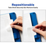 Avery Ultra Tabs Repositionable Multi-Use Tabs - 24 Tab(s) - 8 Tab(s)/Set - Clear Film, White Paper Tab(s) - 3 view 2