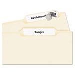Avery Permanent TrueBlock File Folder Labels with Sure Feed Technology, 0.66 x 3.44, White, 30/Sheet, 60 Sheets/Box view 3