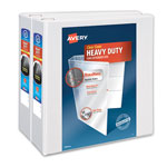 Avery Heavy-Duty Non Stick View Binder with DuraHinge and Slant Rings, 3 Rings, 4
