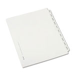 Avery Preprinted Legal Exhibit Side Tab Index Dividers, Allstate Style, 26-Tab, Exhibit A to Exhibit Z, 11 x 8.5, White, 1 Set view 1