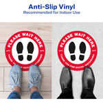 Avery Social Distance PLEASE WAIT HERE Floor Decal view 4