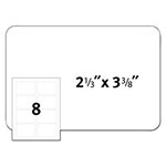 Avery Flexible Adhesive Name Badge Labels, 3.38 x 2.33, White, 160/Pack view 3