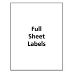 Avery White Shipping Labels-Bulk Packs, Inkjet/Laser Printers, 8.5 x 11, White, 250/Box view 2
