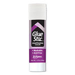 Avery Permanent Glue Stic Value Pack, 1.27 oz, Applies Purple, Dries Clear, 6/Pack view 1