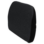 Advantus Memory Foam Massage Lumbar Cushion, 12.75w x 3.75d x 12h, Black view 2