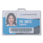 Advantus ID Card Holders, Horizontal, 3.68 x 2.25, Clear, 25/Pack orginal image