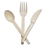 Baumgarten's Corn Starch Cutlery, Spoon, White, 100/Pack view 4