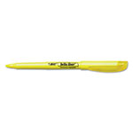 Bic Brite Liner Highlighter, Chisel Tip, Yellow, 24/Pack view 1
