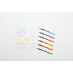 Bic Brite Liner Grip Pastel Highlighters - Chisel Marker Point Style - Pastel Yellow, Pastel Pink, Pastel Blue, Pastel Green, Pastel Purple, Pastel Orange - 1 Dozen view 3