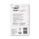 Bic Brite Liner Grip Pocket Highlighter, Assorted Ink Colors, Chisel Tip, Assorted Barrel Colors, 6/Pack view 4
