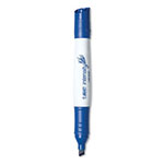 Bic Intensity Low Odor Dry Erase Marker, Broad Chisel Tip, Blue, Dozen view 2