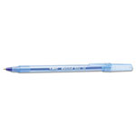 Bic Round Stic Xtra Life Stick Ballpoint Pen VP, 1mm, Blue Ink, Translucent Blue Barrel, 60/Box view 1