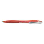 Bic Atlantis Retractable Ballpoint Pen, Medium 1mm, Red Ink/Barrel, Dozen orginal image
