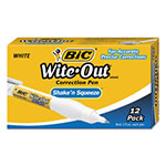 Bic Wite-Out Shake 'n Squeeze Correction Pen, 8 mL, White view 1