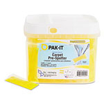 Pak-it Carpet Pre-Spotter, Citrus Scent, 100 PAK-ITs/Tub, 4 Tubs/Carton view 2