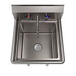 BK Resources Stainless Steel Sink and Faucet Bundle, Sink/Faucet/Faucet Mounting Kit/Drain,18