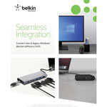 Belkin Gigabit Ethernet Card - USB - 1 Port(s) - 1 x Network (RJ-45) - Twisted Pair - 10/100/1000Base-T view 1
