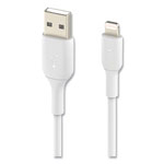 Belkin BOOST CHARGE Lightning to USB-A ChargeSync Cable, 9.8 ft, White view 1