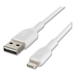 Belkin BOOST CHARGE Lightning to USB-A ChargeSync Cable, 9.8 ft, White view 2