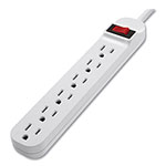 Belkin Power Strip, 6 Outlets, 3 ft Cord, White view 3